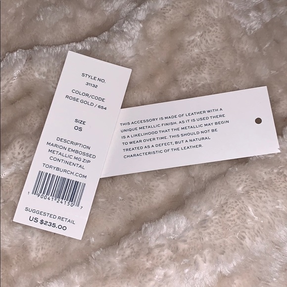 🚫SOLD! Tory Burch Marion Wallet - Rose Gold - Picture 7 of 7